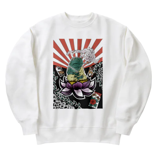 蛙さん2 Heavyweight Crew Neck Sweatshirt