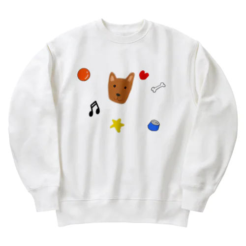 Happy DOG LIFE♪ Heavyweight Crew Neck Sweatshirt