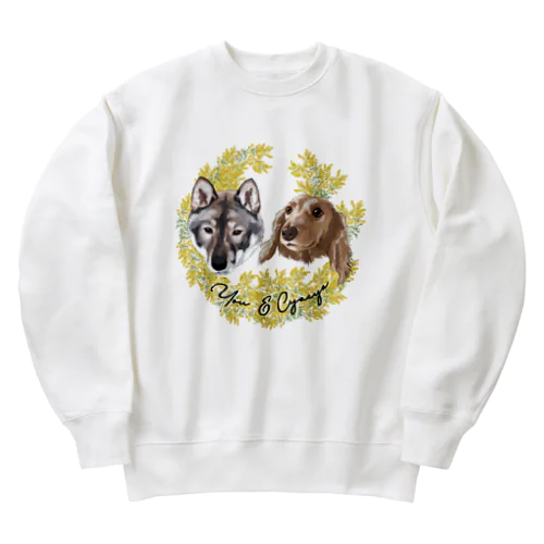 chacha you Heavyweight Crew Neck Sweatshirt