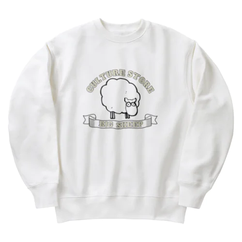 BIG SHEEP Heavyweight Crew Neck Sweatshirt