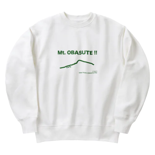Mt.OBASUTE T-shirts Heavyweight Crew Neck Sweatshirt