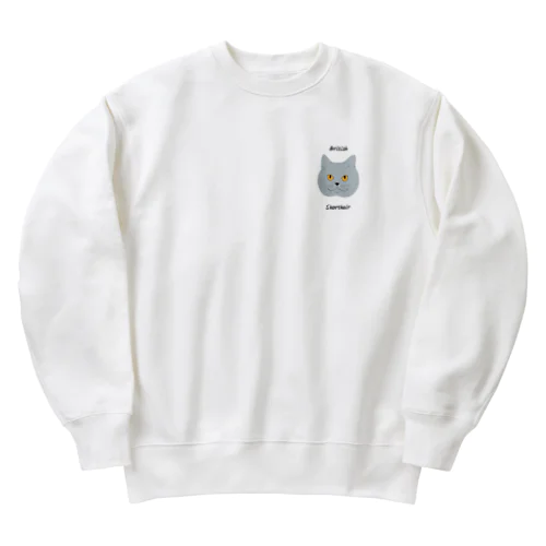 ブリティッシュショートヘア Heavyweight Crew Neck Sweatshirt