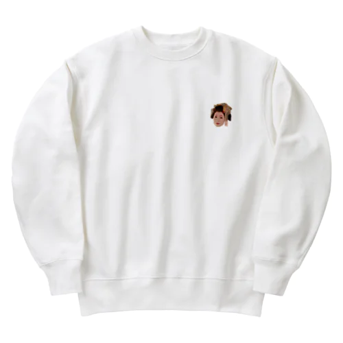 はるなねえさん（ワンポイント） Heavyweight Crew Neck Sweatshirt