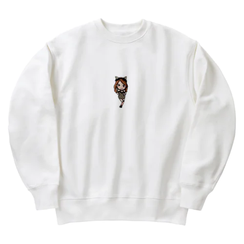 女豹うららん Heavyweight Crew Neck Sweatshirt