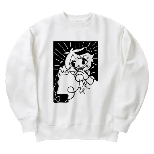 落書き Heavyweight Crew Neck Sweatshirt