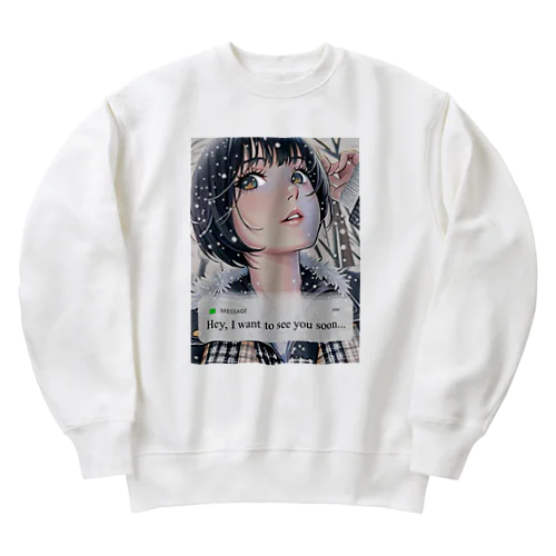 Winter Girl Heavyweight Crew Neck Sweatshirt