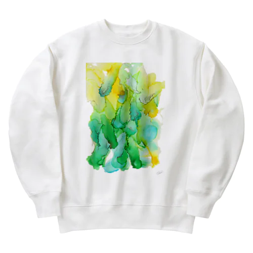 光彩　glow Heavyweight Crew Neck Sweatshirt