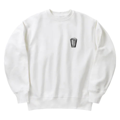 line drawing sweat shirts Type-b Heavyweight Crew Neck Sweatshirt