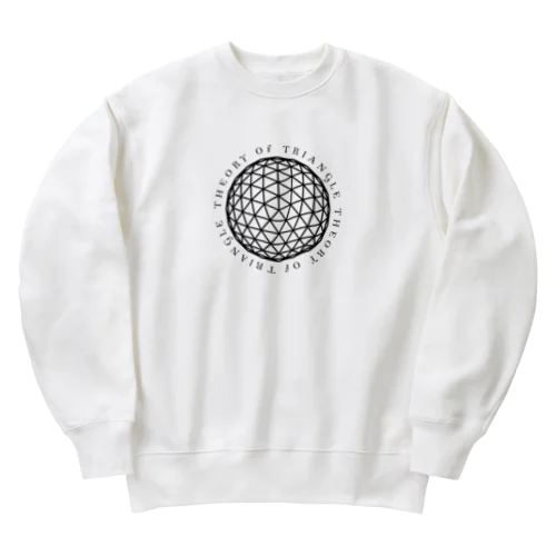 THEORY OF TRIANGLE（淡色） Heavyweight Crew Neck Sweatshirt