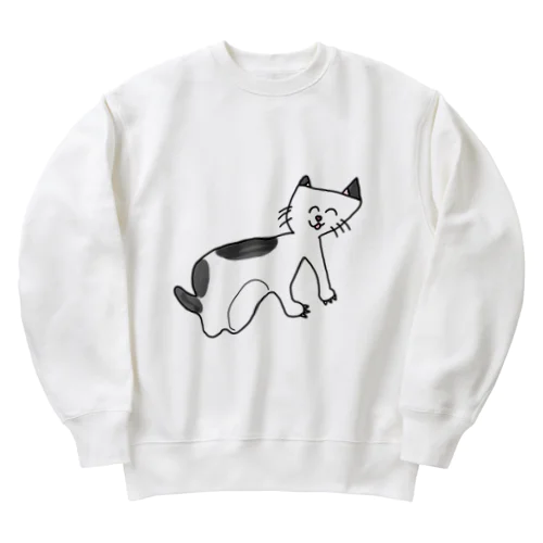 ねこのいっちゃん Heavyweight Crew Neck Sweatshirt