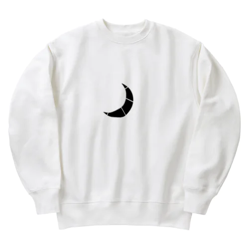 黒い月 Heavyweight Crew Neck Sweatshirt