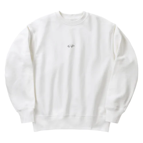 絵心行方不明だっくすふんど Heavyweight Crew Neck Sweatshirt