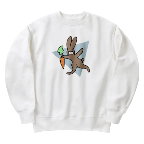 うさぎはぶにんじん Heavyweight Crew Neck Sweatshirt