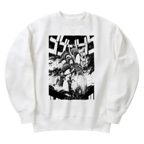 鉄神02 Heavyweight Crew Neck Sweatshirt