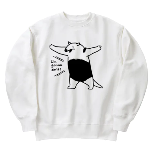 コアリクイはやる気のようだ。 Heavyweight Crew Neck Sweatshirt