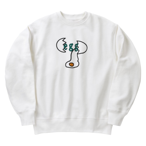 卵 Heavyweight Crew Neck Sweatshirt