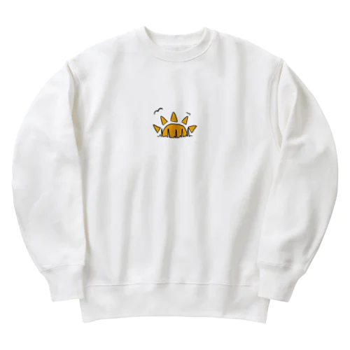 単心室の心電図 Heavyweight Crew Neck Sweatshirt