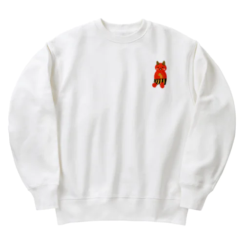 可愛い赤鬼ちゃん② Heavyweight Crew Neck Sweatshirt