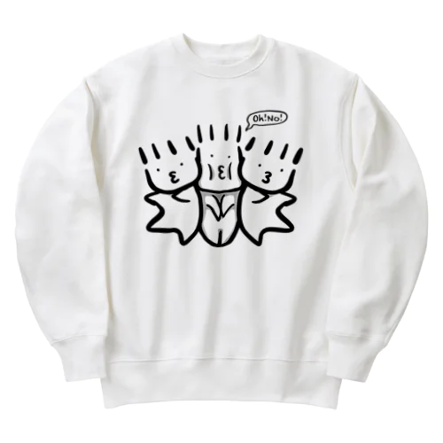 もちゃさんど Heavyweight Crew Neck Sweatshirt