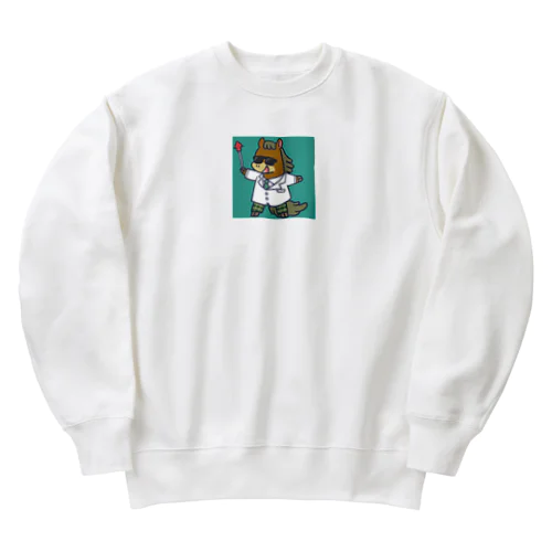 コスパ最強競馬研究所@えんちゃん博士 Heavyweight Crew Neck Sweatshirt