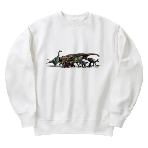 アジアの恐竜達 Heavyweight Crew Neck Sweatshirt