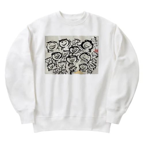 えがおがいちばん　カッパ友達 Heavyweight Crew Neck Sweatshirt