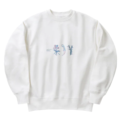 Blue Karanbit Knife Heavyweight Crew Neck Sweatshirt