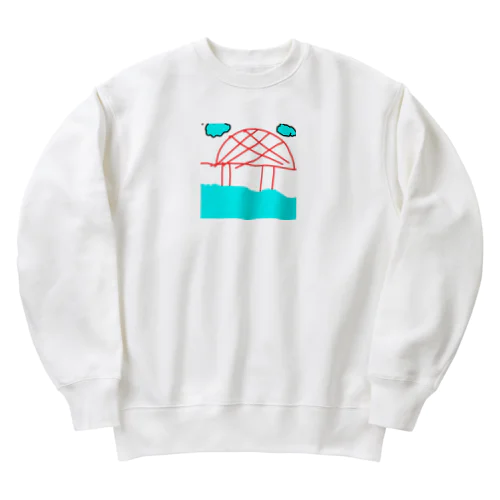 赤い橋 Heavyweight Crew Neck Sweatshirt