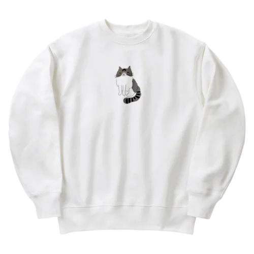 しっぽしましま猫ちゃん Heavyweight Crew Neck Sweatshirt