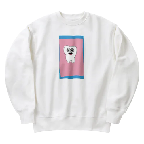 歯っぴー Heavyweight Crew Neck Sweatshirt