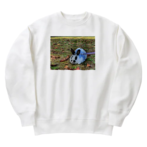 ぱんちゃんおすましグッズ Heavyweight Crew Neck Sweatshirt