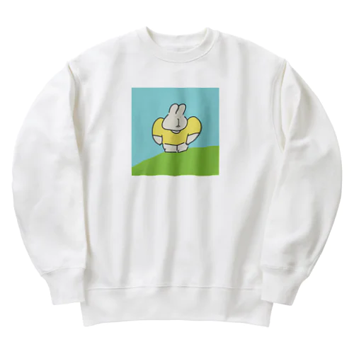 いかり肩うさぎ Heavyweight Crew Neck Sweatshirt