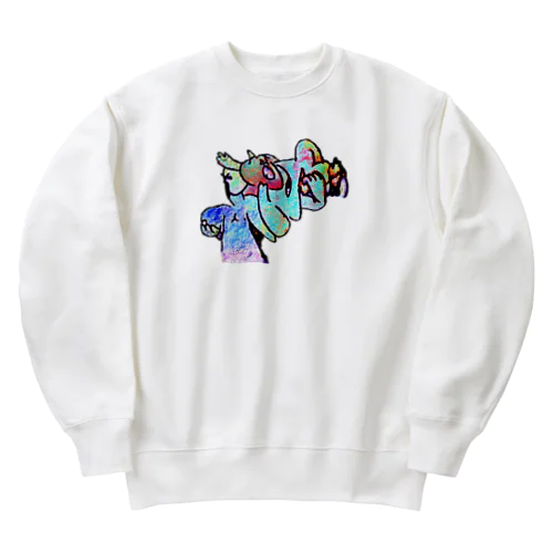 どこかへ連れてかれる Heavyweight Crew Neck Sweatshirt