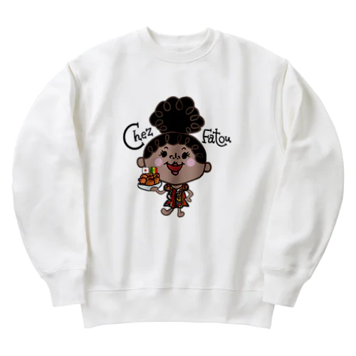 Chez Fatou (シェ　ファトゥ） Heavyweight Crew Neck Sweatshirt