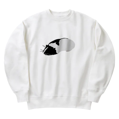 シロクロモルのロクくん Heavyweight Crew Neck Sweatshirt