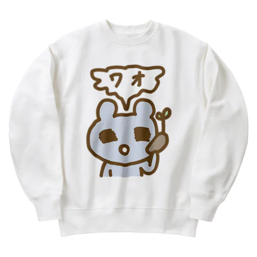 芽が出たじゃがいも Heavyweight Crew Neck Sweatshirt