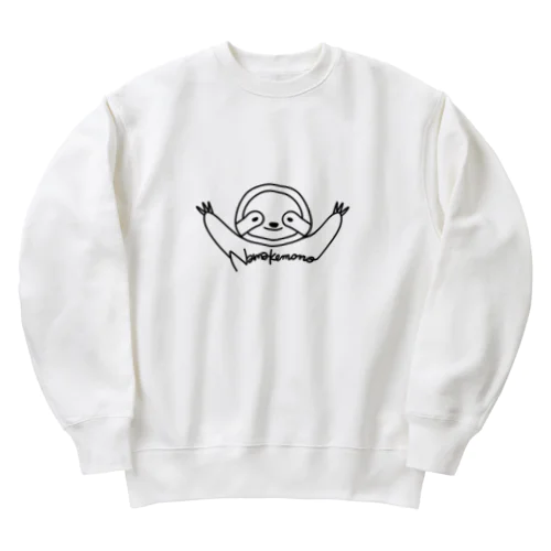 なまけものな方へ Heavyweight Crew Neck Sweatshirt