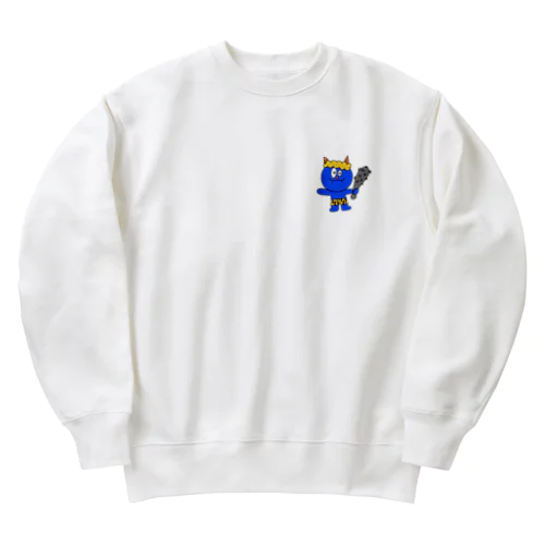 青鬼-YAN Heavyweight Crew Neck Sweatshirt