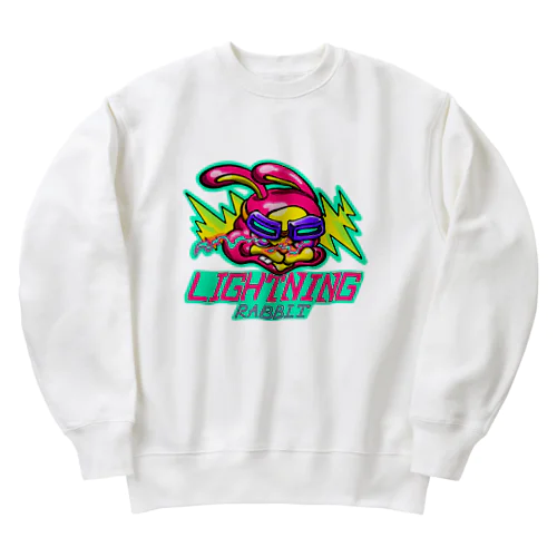 Lightning Rabbit  Heavyweight Crew Neck Sweatshirt