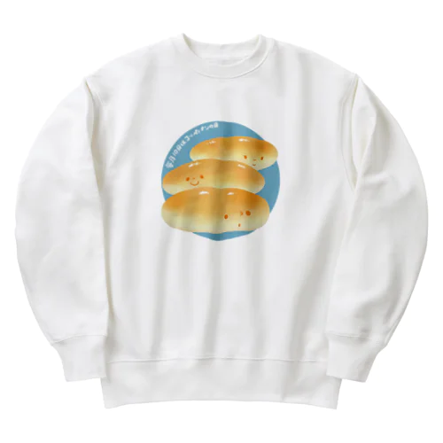 毎月10日はコッペパンの日 Heavyweight Crew Neck Sweatshirt