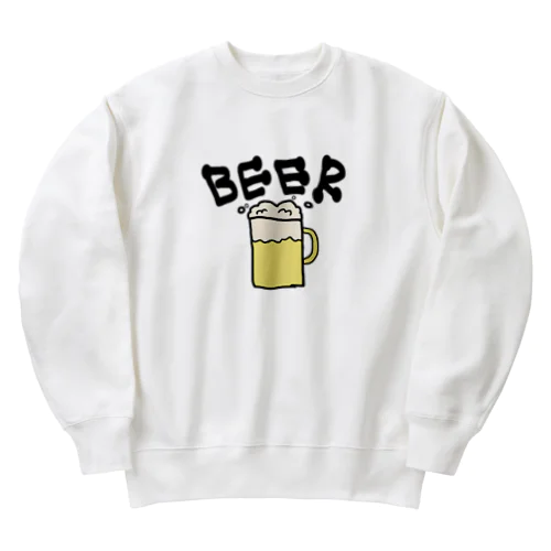 ビール好きだよ！ Heavyweight Crew Neck Sweatshirt