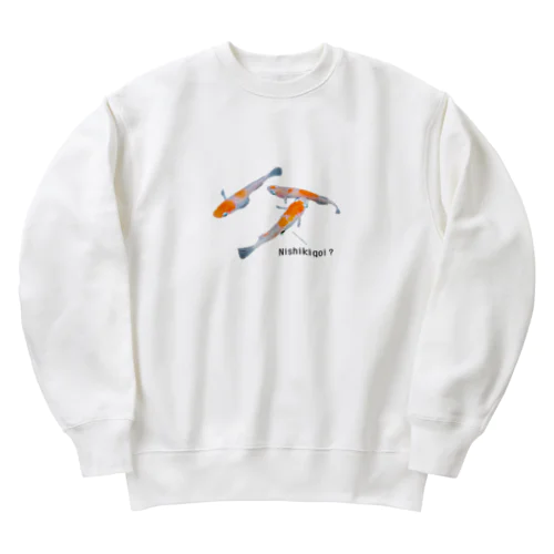 錦鯉みたいなめだか Heavyweight Crew Neck Sweatshirt