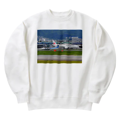 飛行機 Heavyweight Crew Neck Sweatshirt