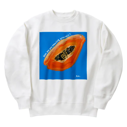 パパイヤ Heavyweight Crew Neck Sweatshirt