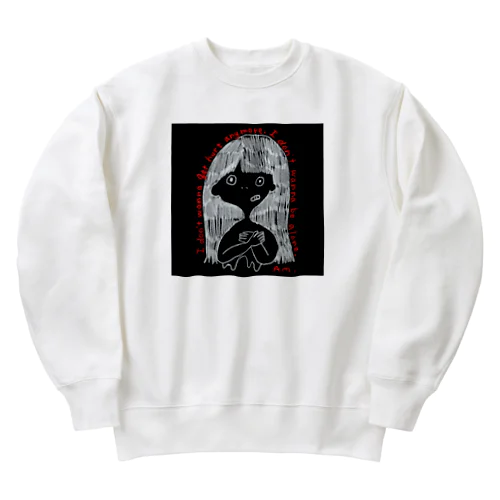 I don’t wanna get hurt anymore. I don’t wanna be alone. Heavyweight Crew Neck Sweatshirt