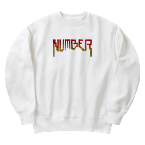 number hot Heavyweight Crew Neck Sweatshirt