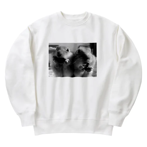 まめむぎ Heavyweight Crew Neck Sweatshirt