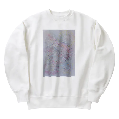 曼荼羅アートシリーズ Heavyweight Crew Neck Sweatshirt