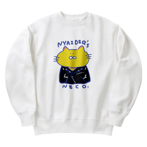 ニャイダースネコ Heavyweight Crew Neck Sweatshirt