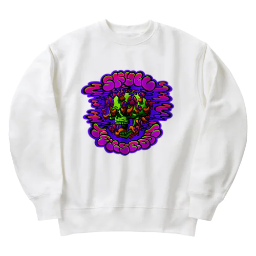 スカルマッシュルーム Heavyweight Crew Neck Sweatshirt